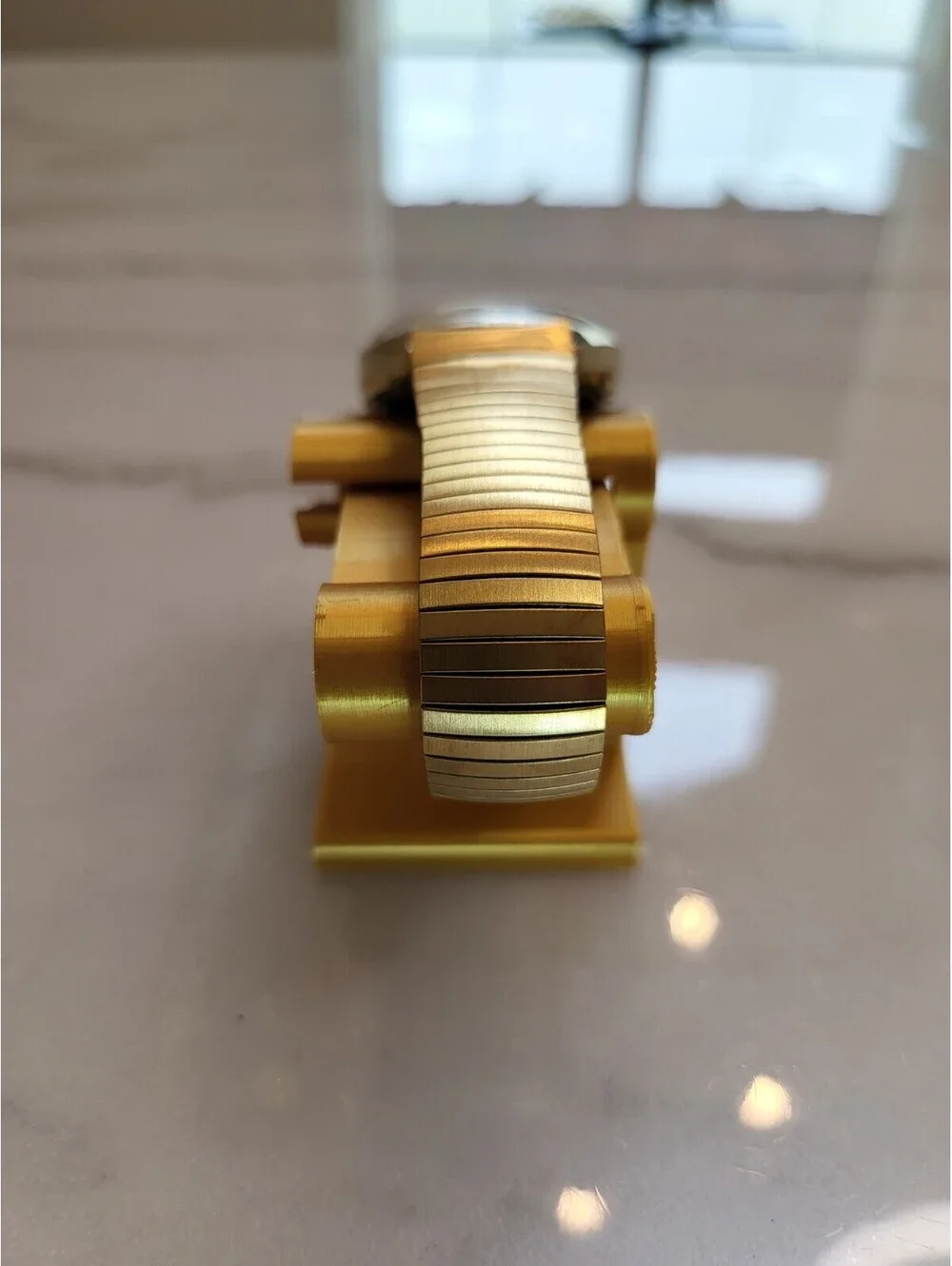 Vtg Bulova Accutron Electronic Timing fork Mens Watch 35mm Goldtone Working EUC